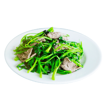 Rau Muống Xào Bò